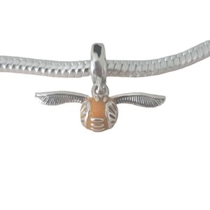 Sterling Silver 925 Golden Quidditch Snitch from Harry Potter Bracelet Charm